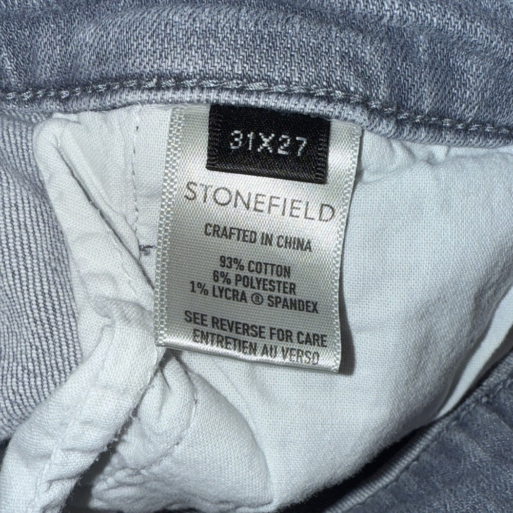 High Rise Conrad Ankle Gray Jeans Women’s Size 31x37 - Picture 8 of 10